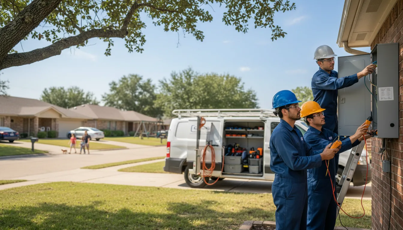 Certified electrician providing emergency electrical services in Mears, VA